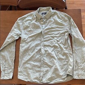 Balibaris Mercer green button down shirt